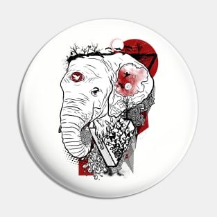 Melting Elephant Pin