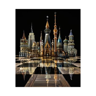 Metropolitan Checkmate: Chess City Skyline gift T-Shirt