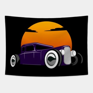 Hotrod Sunrise Tapestry