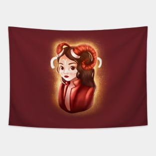 zodiac sign aries Tapestry