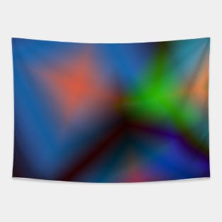 blue black green abstract texture Tapestry