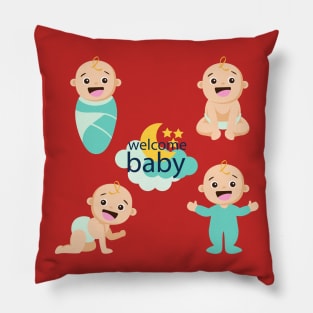 Welcome Baby Pillow