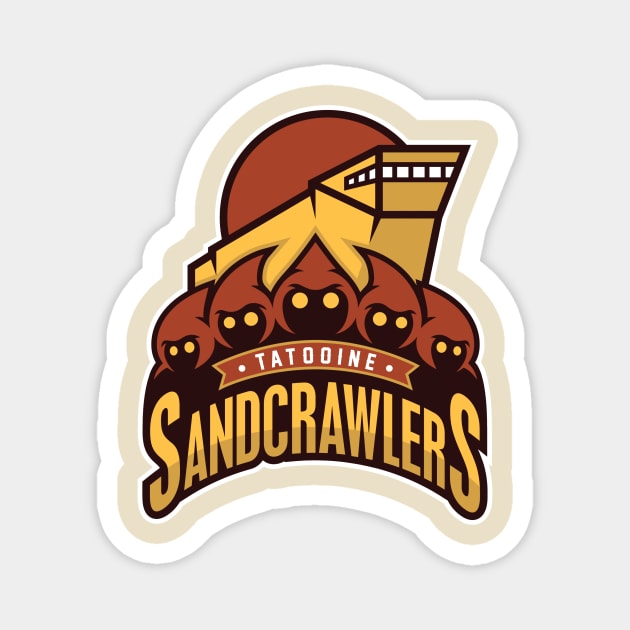 Tatooine SandCrawlers Magnet by WanderingBert