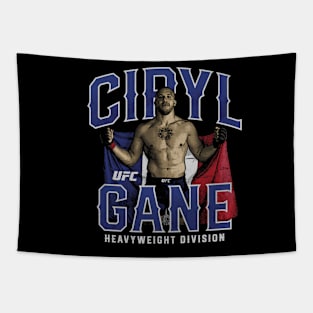 Ciryl Gane French Flag Tapestry