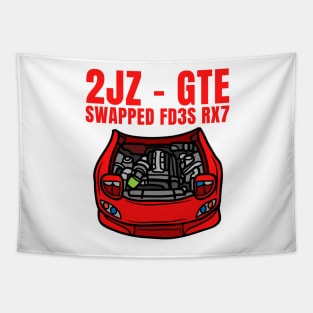 2JZ - GTE Swapped FD3S RX7 Tapestry