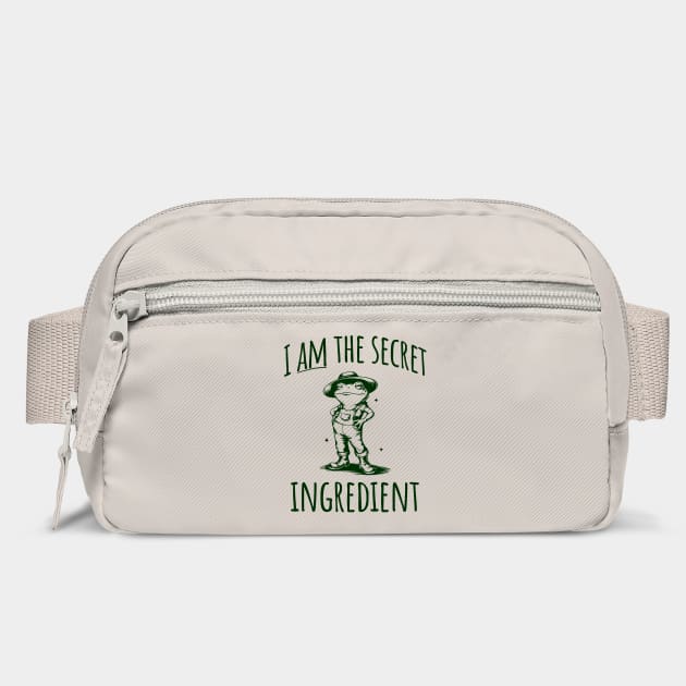 Funny Frog "I AM The Secret Ingredient" Sarcastic vintage design by Luxinda