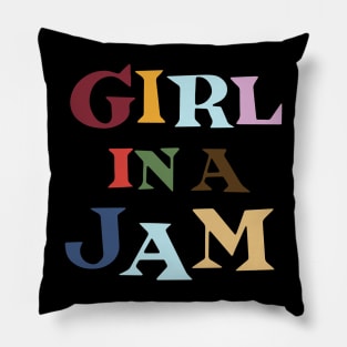 Girl in a Jam Pillow