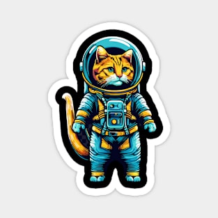 Astronaut cat Magnet