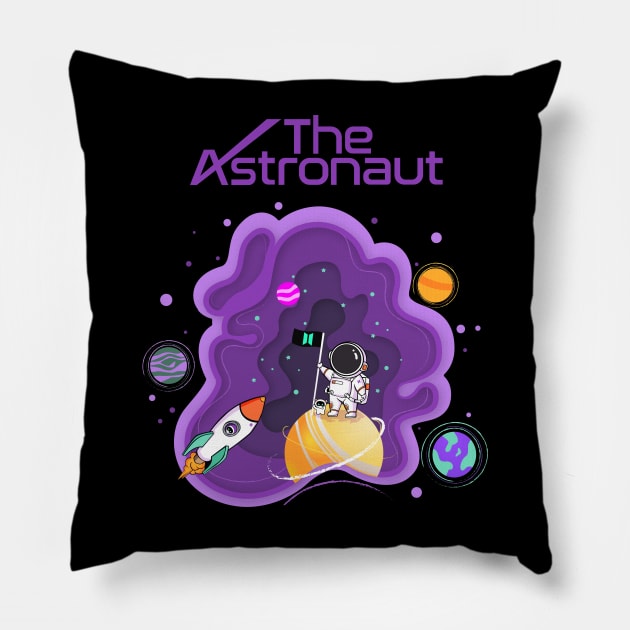 The astronaut jin bts Pillow by nelkrshop