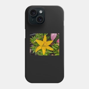 Yellow Star Flower Phone Case
