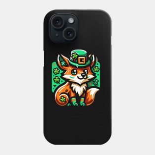 St Patricks Day Fox Phone Case