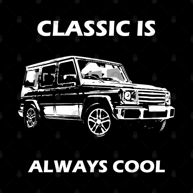 G wagon classic off road black and white by WOS