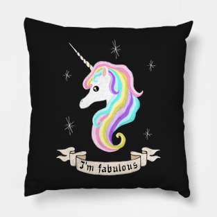 Fabulous unicorn Pillow