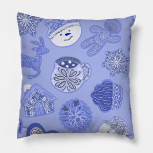 Cute cold Christmas Pillow