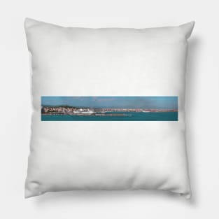 Palma Harbour Panorama Pillow