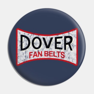 Dover Fan Belts (Original Design - Dark Navy - Worn) Pin