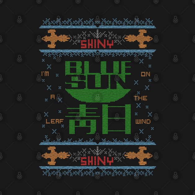 Firefly Blue sun ugly christmas variant by outlawalien