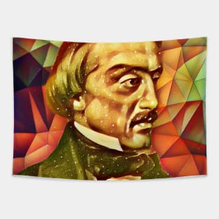 Vissarion Belinsky Snow Portrait | Vissarion Belinsky Artwork 15 Tapestry