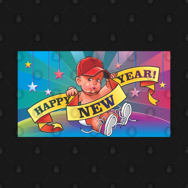 New Year Baby - Happy New Year by Vector-Artist