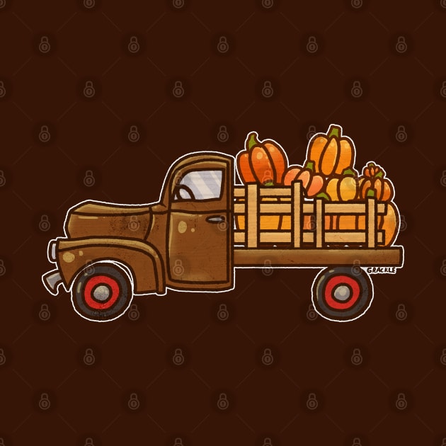 Pickup A Pumpkin! (Brown Version) by Jan Grackle