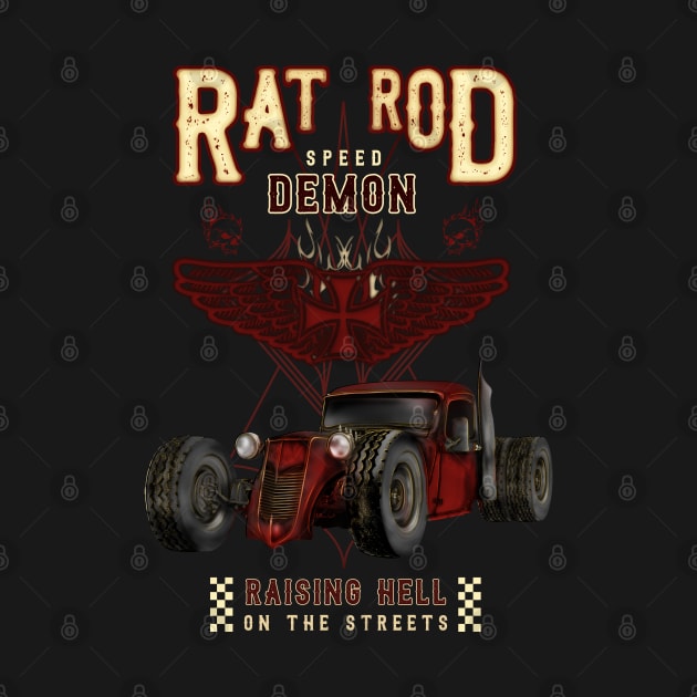 Rat Rod Demon by hardtbonez