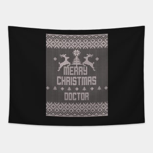 Merry Christmas DOCTOR Tapestry