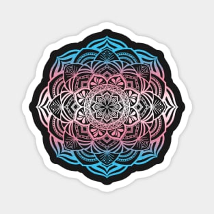 Trans Pride Mandala Magnet