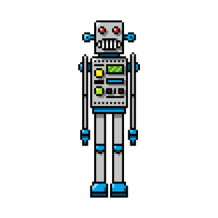 Pixel Robot 072 T-Shirt