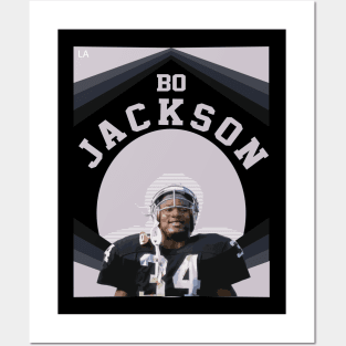 Bo Jackson Oakland Raiders Poster Canvas Frame Kids Wall 