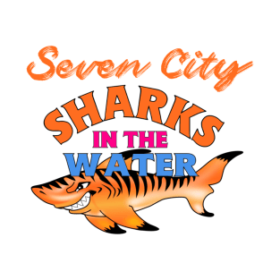 Portsmouth Tiger Sharks In The Water T-Shirt