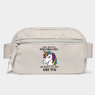 Introverted Personality Antisocial Attitude Unicorn Bag