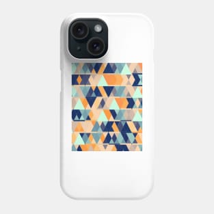 Checkered pattern, tribal geometric texture bringing spring mood Phone Case