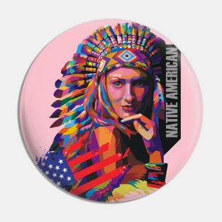 native american Pin