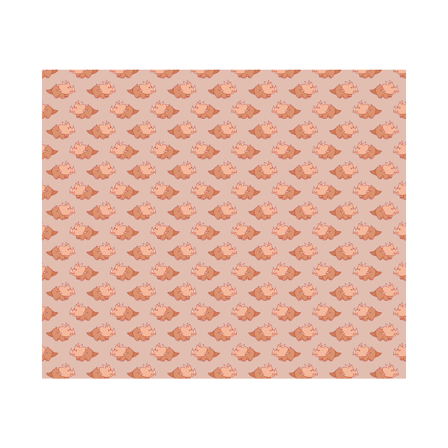 Cute Triceratops Pattern by saradaboru