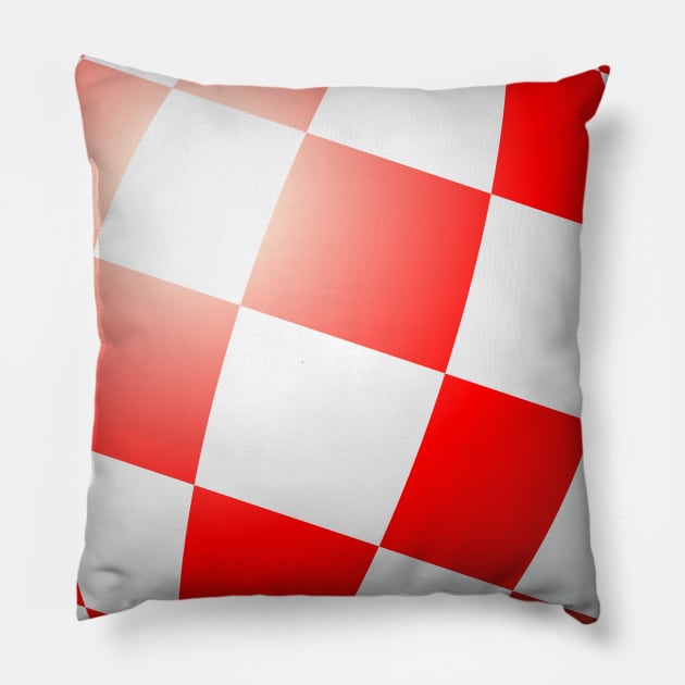 Amiga chequered boing ball (1984 CES Demo) Pillow by retrochris