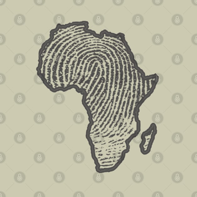 Africa fingerprint by musicanytime