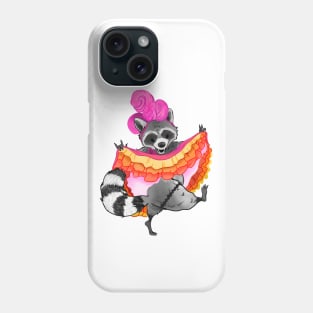 Roosevelt Raccoon is a Can Can Dancer! Phone Case