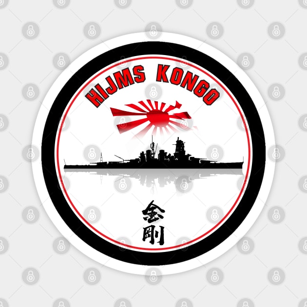 Battleship Kongo Magnet by darkside1 designs