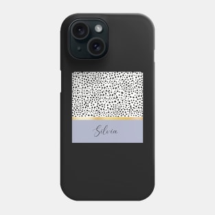 Silvia name custom gift Phone Case