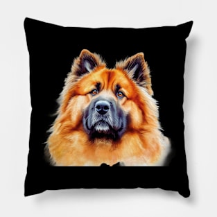 Watercolor Eurasier Dog Pillow