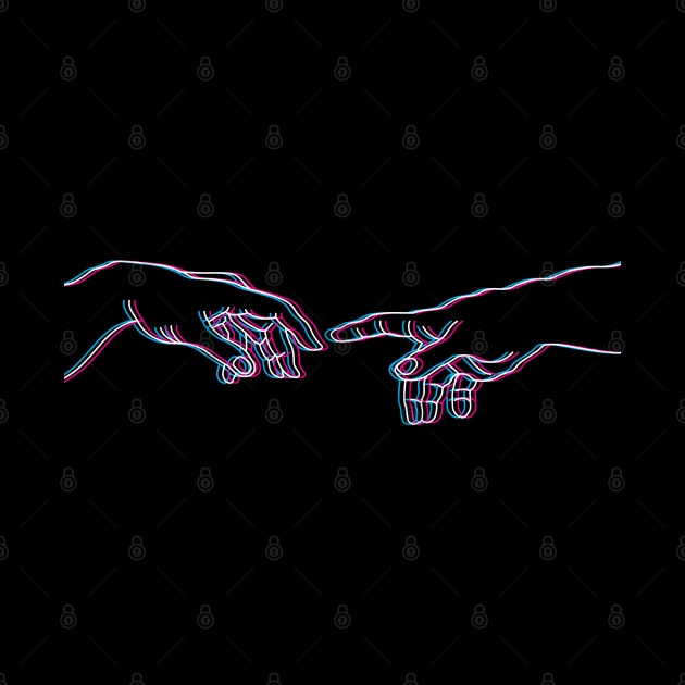 Creation of Adam Trippy Line Art by inotyler