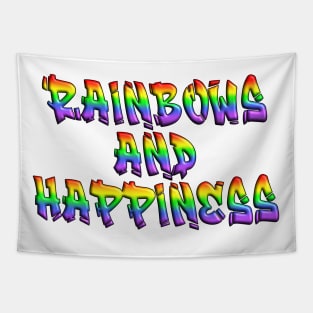 Rainbows and Happiness Tapestry