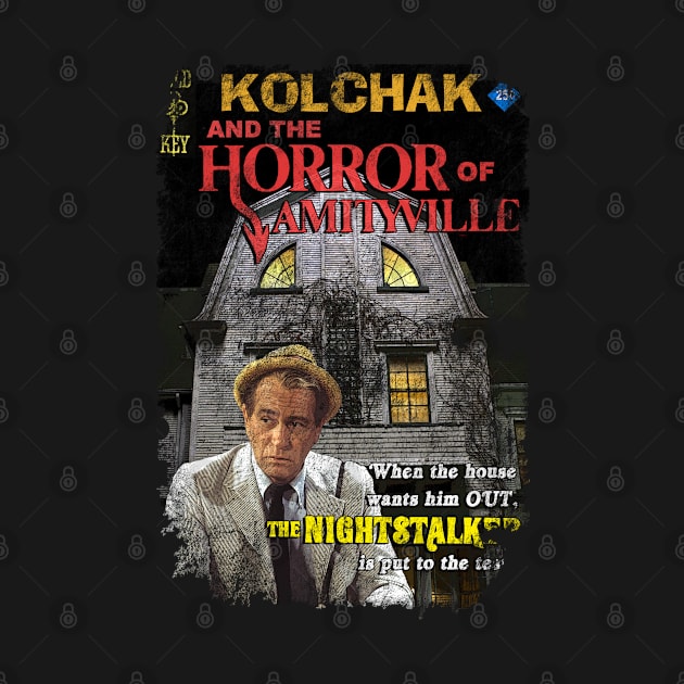 Kolchak and the Amityville Horror, distressed by woodsman