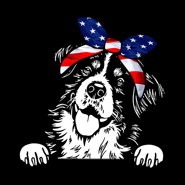 Gentle Giants Bernese Love, Urban American Flag Tee Extravaganza by Gamma-Mage