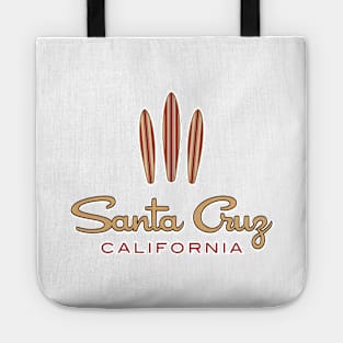 Surf City Santa Cruz California Logo Pack Sticker 3 Surfboards Fan Lite Tote