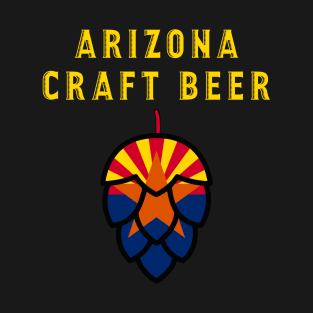 Arizona State Flag United States of Craft Beer T-Shirt