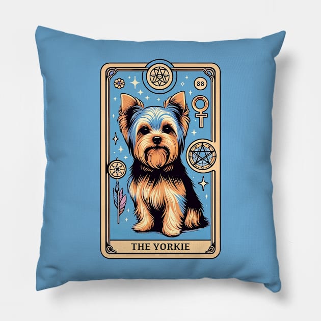 The Yorkie Pillow by L.C. Tarot