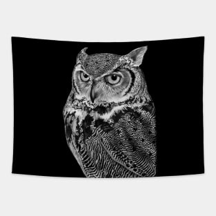 Great Horned Owl Tapestry