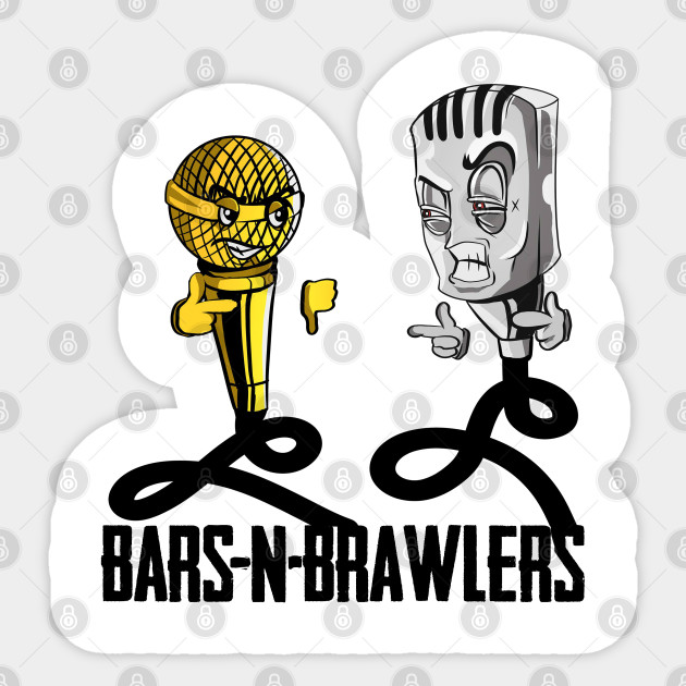 Bars N Brawlers 2nd Edition Battle Rap Sticker Teepublic