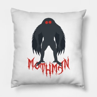 Mothman Silhouette Pillow